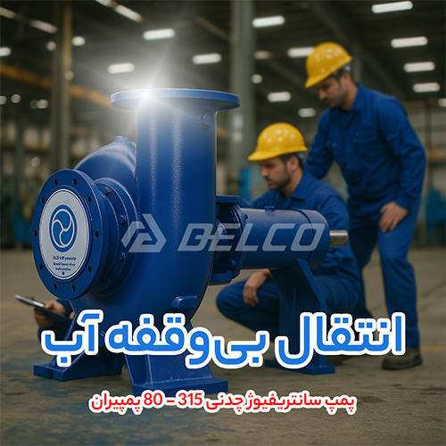 پمپ سانتریفیوژ چدنی 315 - 80 پمپیران
